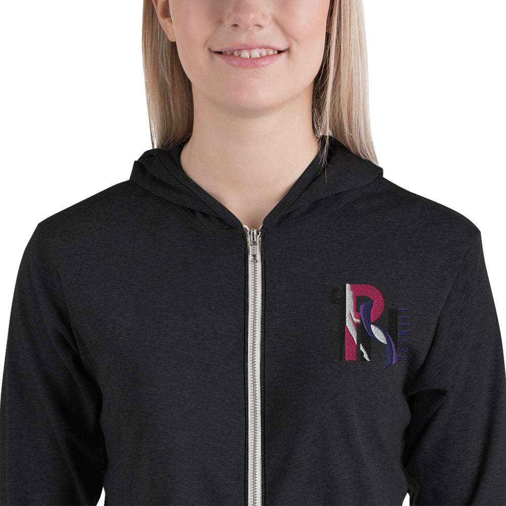 Unisex zip hoodie