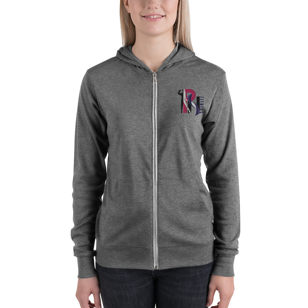 Unisex zip hoodie